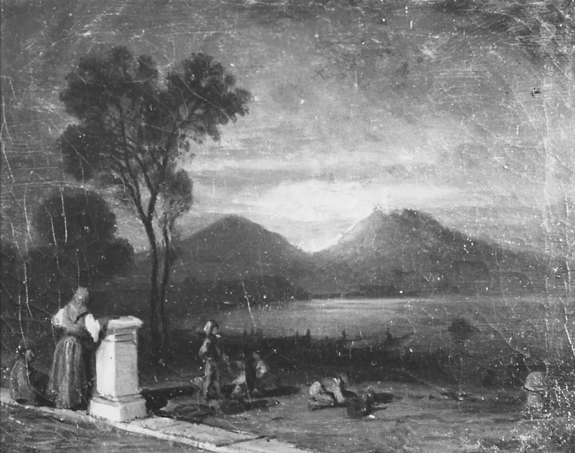 Eruzione del Vesuvio - Museo Civico, Palazzo d'Avalos, Vasto, (CH)
